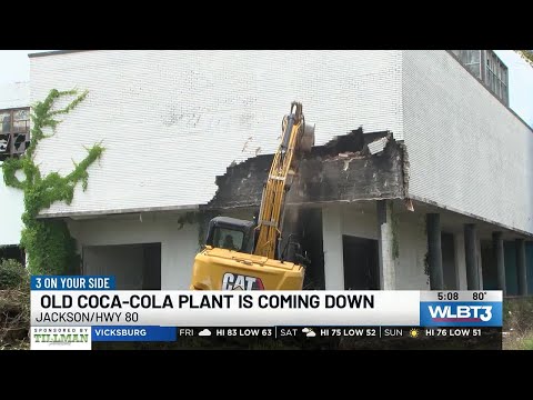 Old Coca-Cola plant coming down in Jackson