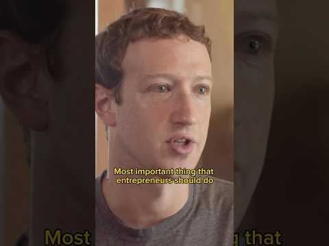 🧠 Zuckerberg: DON&#039;T just start a company! #technology #business #tech #startup