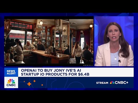 OpenAI to buy Jony Ive&#039;s AI startup IO Products for $6.4 billion