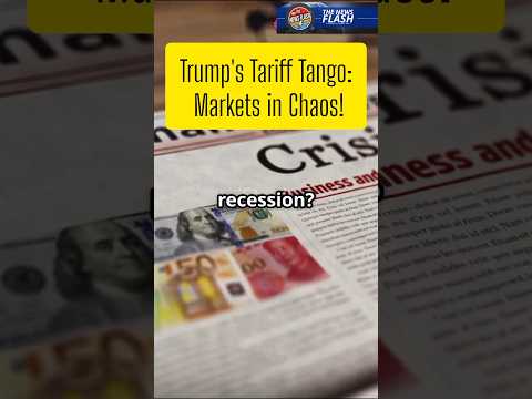 Trump&#039;s Tariff Tango: Markets in Chaos! #news #trump #usa #tariffs #tradewar #shorts #newsupdate