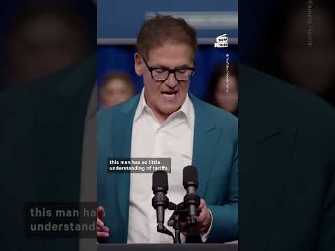 Mark Cuban Criticizes Trump&#039;s Tariffs Plan at Kamala Harris Rally