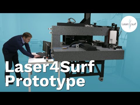 A New Prototype! Femtosecond Laser creates Laser Induced Periodic Surface Structures