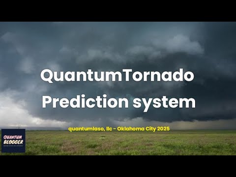 How to predict a Tornado using Quantum random Number generators