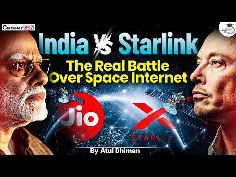 India vs Starlink: The Real Battle for Space Internet Supremacy @Career247Official​
