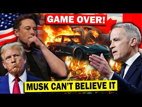TRUMP Furious with Rage as Canada SHUTS DOWN Tesla&#039;s Special EV Program -Massive Retaliation to Musk