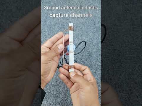 Creating an antenna to receive terrestrial broadcast channels