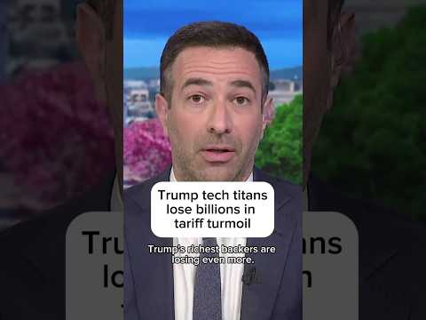 Trump tech titans lose billions in tariff turmoil