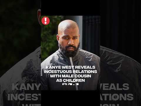 Kanye West Drops SHOCKING Childhood Confession — Fans Left Speechless! #kanyewest #confession #short