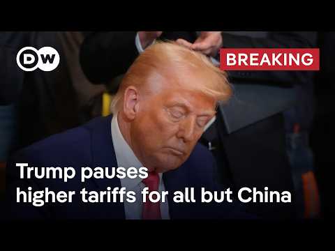 Trump tariffs flip-flop: Was this Trump&#039;s strategy all along? | DW News