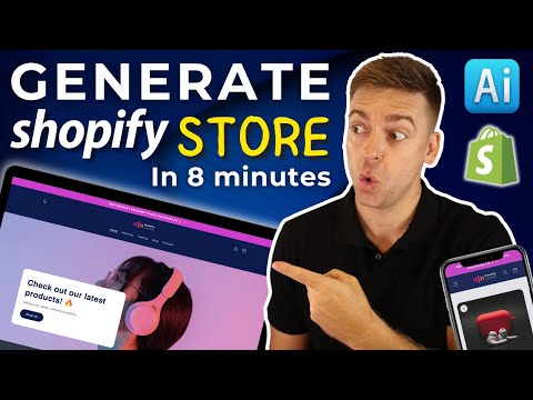 Generate A Shopify Store with AI in 8 minutes (2025)