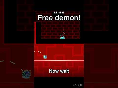 Free secret way demon in geometry dash 2.2! #geometrydash #gd #shorts