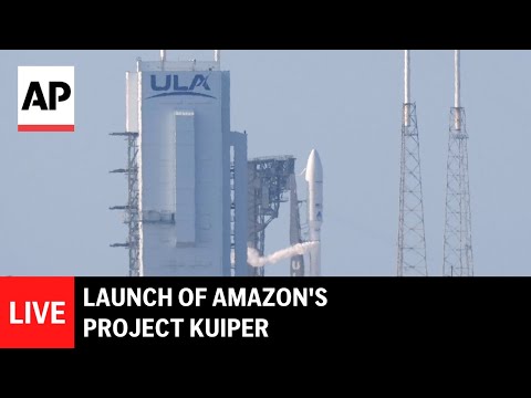 LIVE: Launch of Amazon&#039;s Project Kuiper on ULA’s Atlas V rocket
