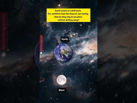 Earth Moves, Why Do Satellites Seem Fixed?&quot;