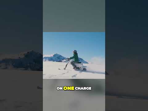 The Ultimate Electric Snow Bike Lightweight Powerful and Ready for Winter Adventures