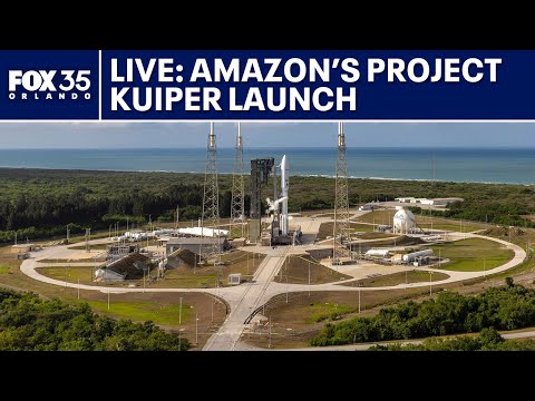 LIVE: Amazon’s Project Kuiper set for first full satellite launch from Florida