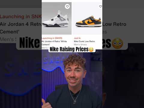Nike Is Raising Prices😳