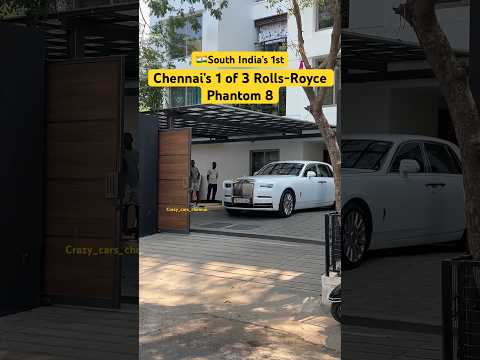 🇮🇳South India’s 1st Rolls-Royce Phantom 8 #rollsroyce #millionaire #luxury #rich #trendingshorts