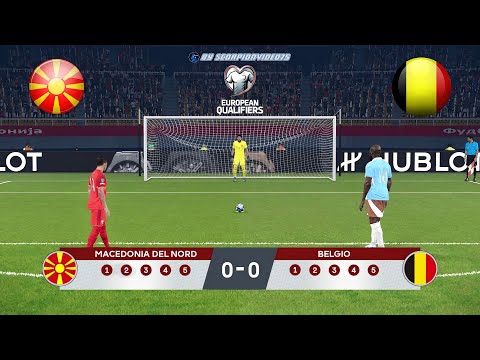 North Macedonia vs Belgium • penalty shootout, European Qualifiers for the 2026 FIFA World Cup