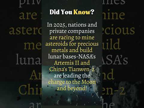 Moon Missions &amp; Asteroid Mining: 2025 Space Race! 🚀 #AsteroidMining #MoonMission #SpaceExploration