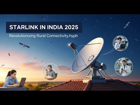 Starlink in India 2025 How Satellite Internet Could Revolutionize Rural Connectivity &amp; Boost GDP.