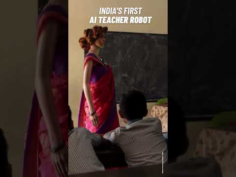 India&#039;s first AI Robot Teacher #ai #artificialintelligence