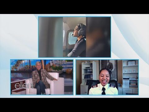 Young pilot who’s breaking barriers in the cockpit shares her story on &#039;Ellen&#039;