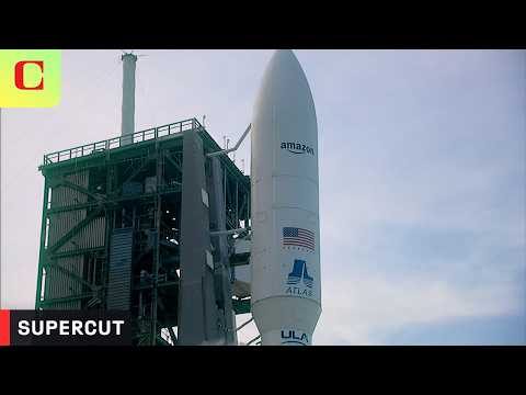 Amazon Launches Project Kuiper Internet Satellites, Taking on SpaceX&#039;s Starlink