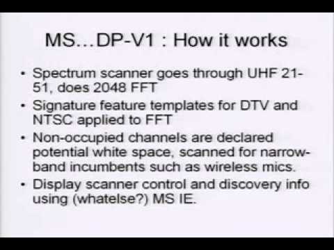 DEF CON 15 - Doug Mohney - Next Wireless Frontier TV White Spaces