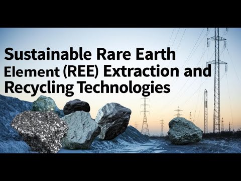 Sustainable Rare Earth Element (REE) Extraction and Recycling Technologies