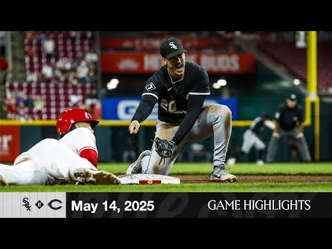 HIGHLIGHTS: Chase Meidroth, Miguel Vargas Come Up BIG in Extras, Sox beat Reds (5.14.25)