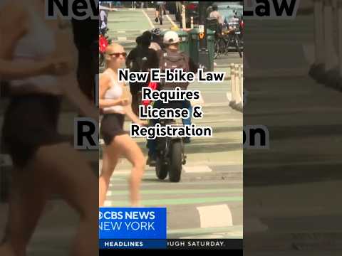 Will This New Ebike Law Fix the Problem? @CBSNewYork