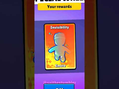 New Special Emote INVISIBILITY | Stumble Guys