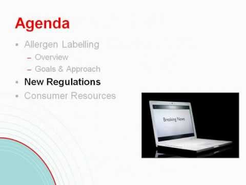 New Canadian Food Allergen Labelling Regulations Overview