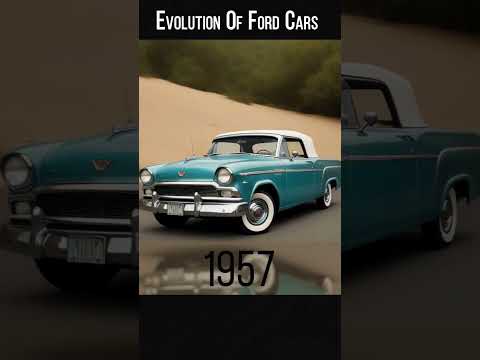 AI will show the evolution of FORD cars🚗