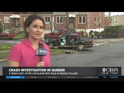 Three Teens Injured In Serious Car Crash