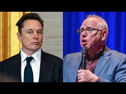 Tesla stocks surge after Tim Walz’s ‘deranged’ rant about Elon Musk