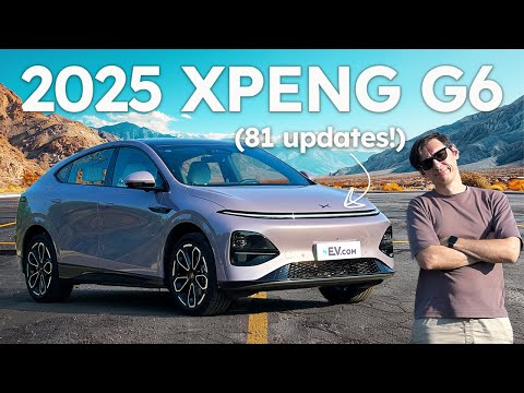 2025 XPENG G6: 81 Upgrades, AI Tech &amp; 5C Fast Charging – FIRST LOOK at the Updates!