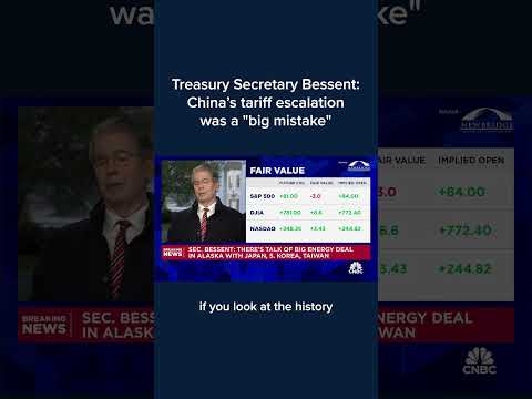 Treasure Secretary Bessent: China&#039;s tariff escalation was a &#039;big mistake&#039;