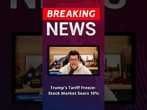 Trump&#039;s Tariff Freeze Stock Market Soars 10%