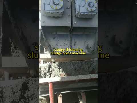 TNW sludge screw press machine,sludge thickening