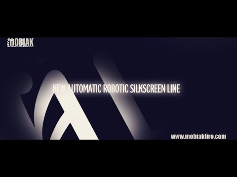 NEW AUTOMATIC ROBOTIC SILKSCREEN LINE