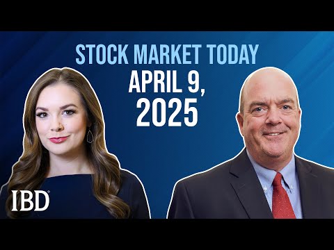 Stocks Soar On Tariff Pause: Watch Palantir, Life Time Group, Axon | Stock Market Today