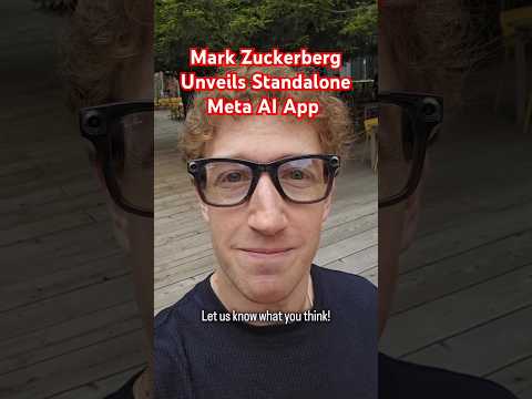 Mark Zuckerberg Unveils Standalone Meta AI App — Future of Everyday AI #facebook #news #meta #usa