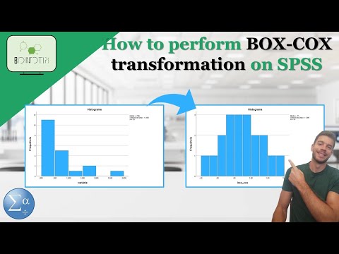 How to perform the BOX-COX transformation using SPSS #spss #statistics #box-cox
