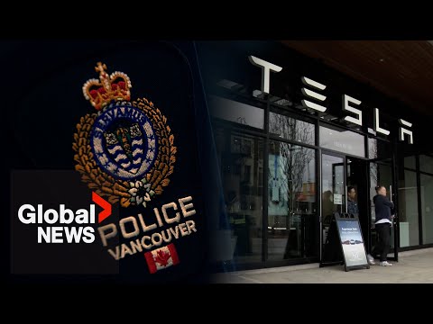 Rise in &quot;Tesla Takedown&quot; protests prompt Vancouver police to bring in reinforcements