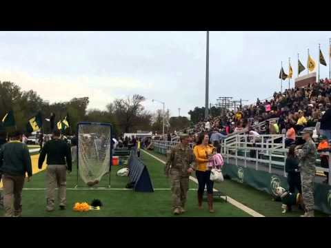 Video: Arkansas Tech University honors Veterans during Military Appreciation Game