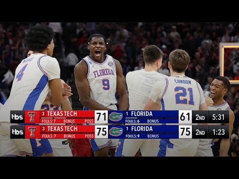 Florida&#039;s full comeback vs. Texas Tech in Elite Eight thriller