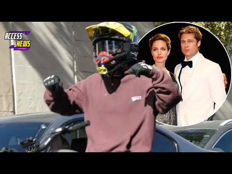 🚴‍♂️ Pax Jolie-Pitt in Another E-Bike Crash! Hands-Free Ride Gone Wrong! 😱