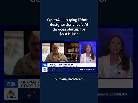 OpenAI is buying iPhone designer Jony Ive&#039;s AI devices startup for $6.4 billion