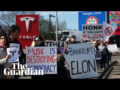 Global protests against Tesla CEO Elon Musk